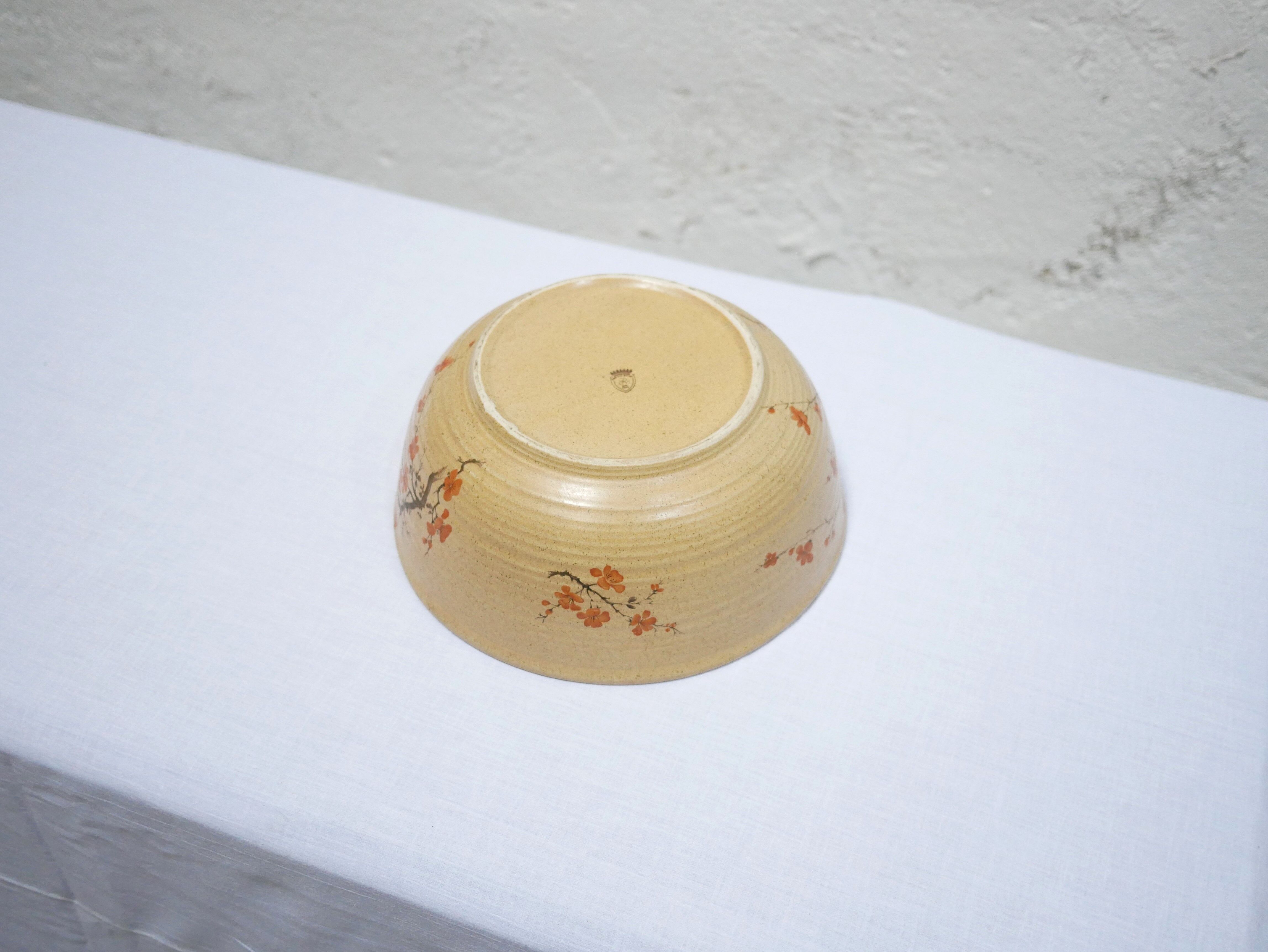 Vintage porcelain salad bowl by Maison Revol, France