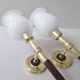 Pair of vintage wall lights Maison Lancel 1950