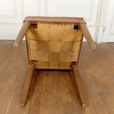 Set of 6 Art Deco carved walnut chairs, Circa 1920