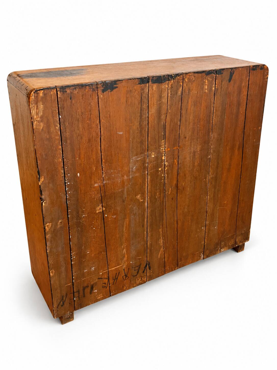 Petite bibliothèque en bois vintage / Étagère ouverte