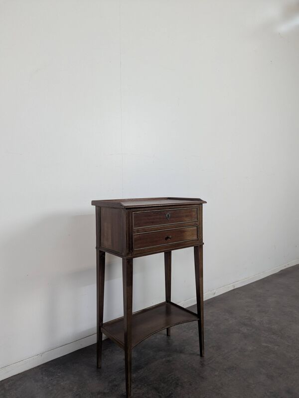 Chevet de style Louis XVI en acajou fin XIX ème