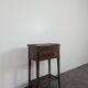 Louis XVI style bedside table in mahogany, late 19th century.