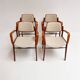 Ensemble de 4 chaises rembourrées Hartmut Lohmeyer pour Wilkhahn, années 1960.