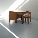 Bureau en bois d'orme certifié groupe Regain