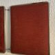 Miroir vintage 1950 triptyque barbier coiffeuse brique - 27 x 67 cm