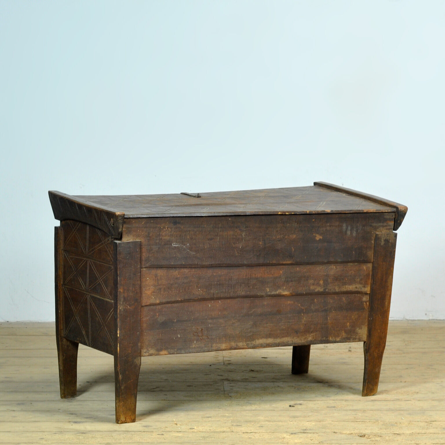 Antique shepherd’s chest, 1850s