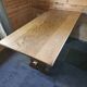Vintage refectory table in solid oak