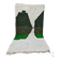Tapis berbère vert en laine 140/260cm