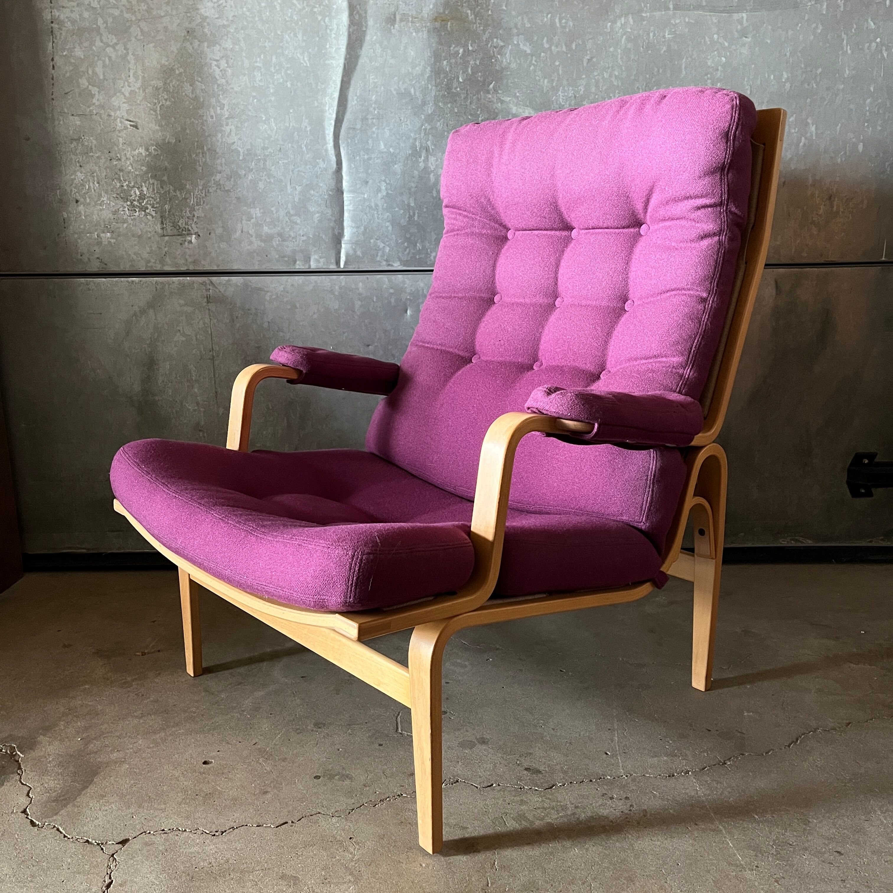 Vintage Ingrid armchair model by Bruno Mathsson for Dux Sweden