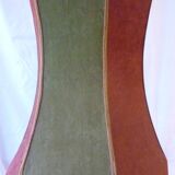 Bronze and velvet lamp 70 cm