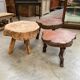 Set de 3 tables basses brutalistes
