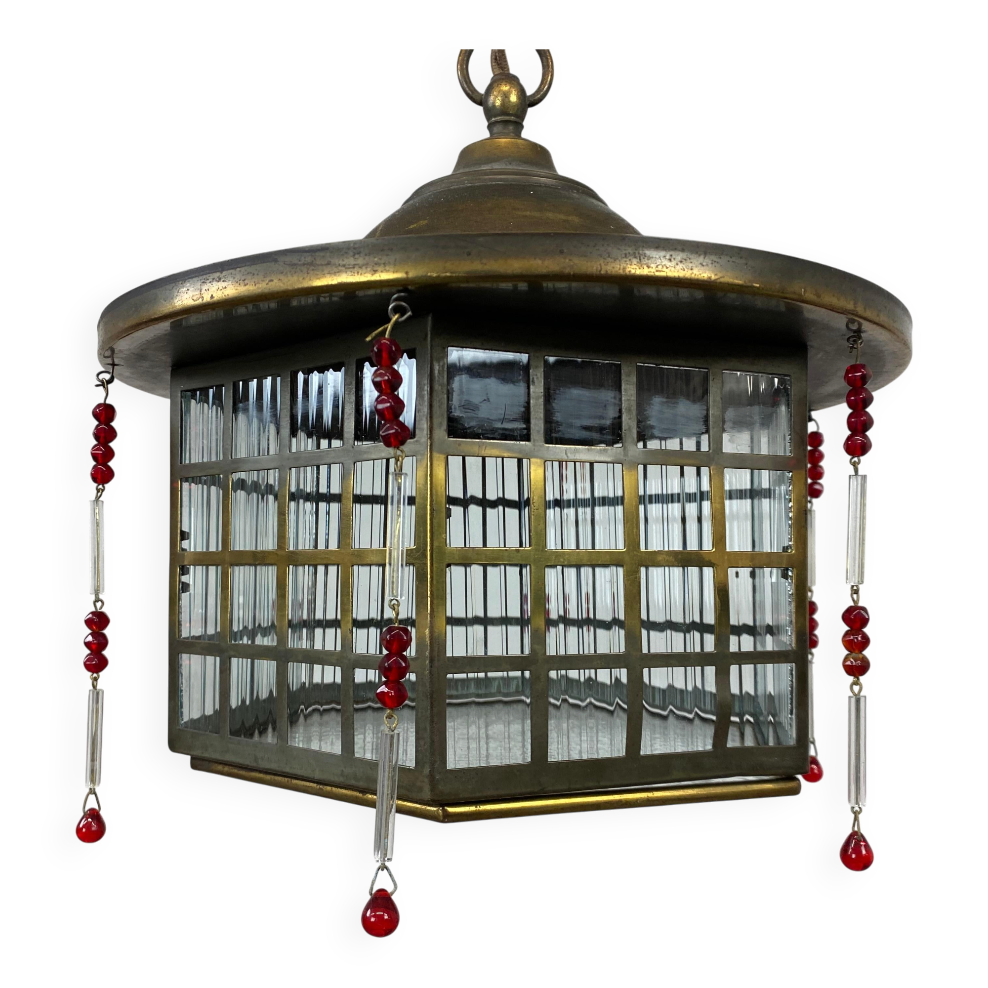 Lampe suspendue Sécession Atr. Josef Hoffmann