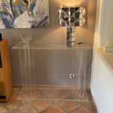 Console Cinétique Marais International. 1980. Plexiglas.