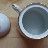 Vintage porcelain sugar from Limoges edged gold