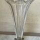 Paire de vases cornets cristal, onyx et bronze