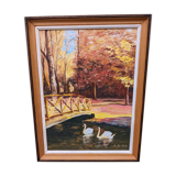 Autumn nature painting