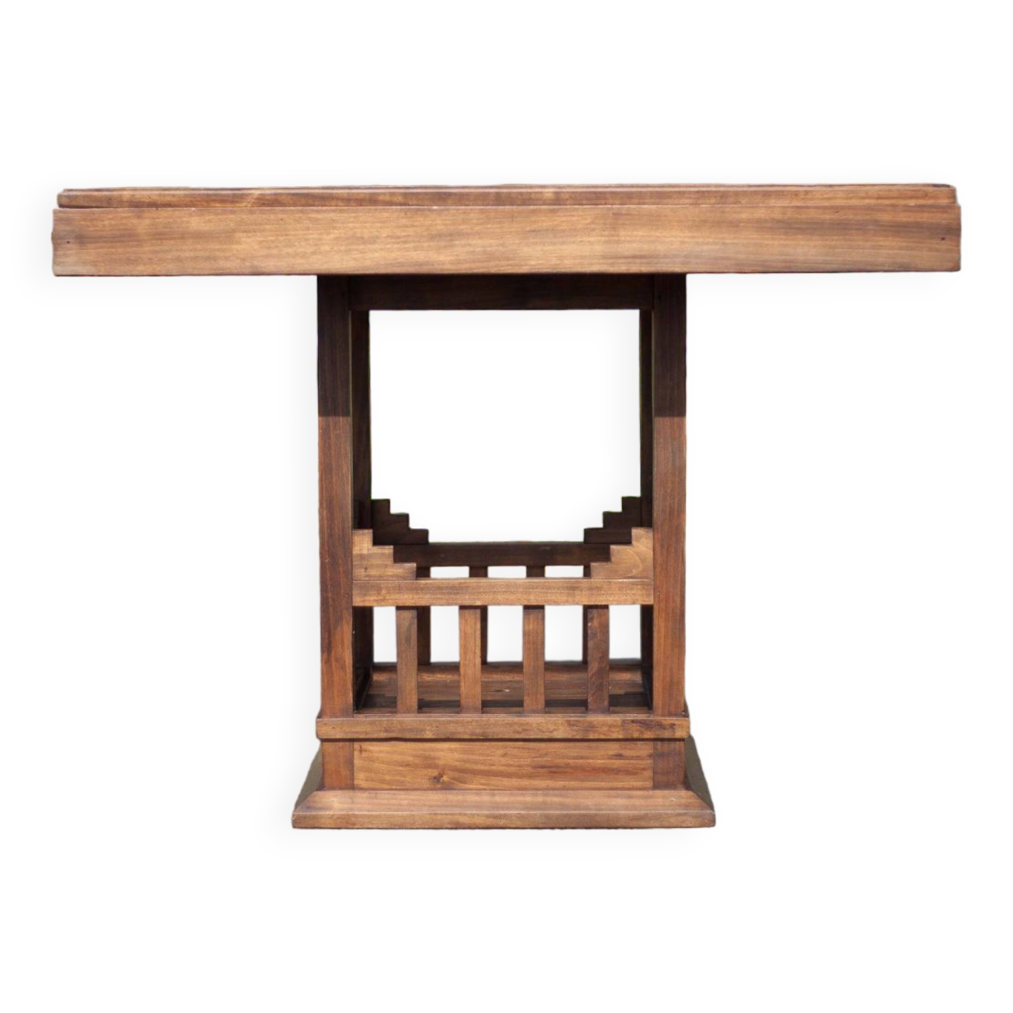 Vintage wooden dining table, wooden table, living room table, interior decor