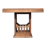 Vintage wooden dining table, wooden table, living room table, interior decor