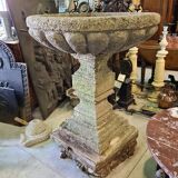 Large fountain stone bird bath
