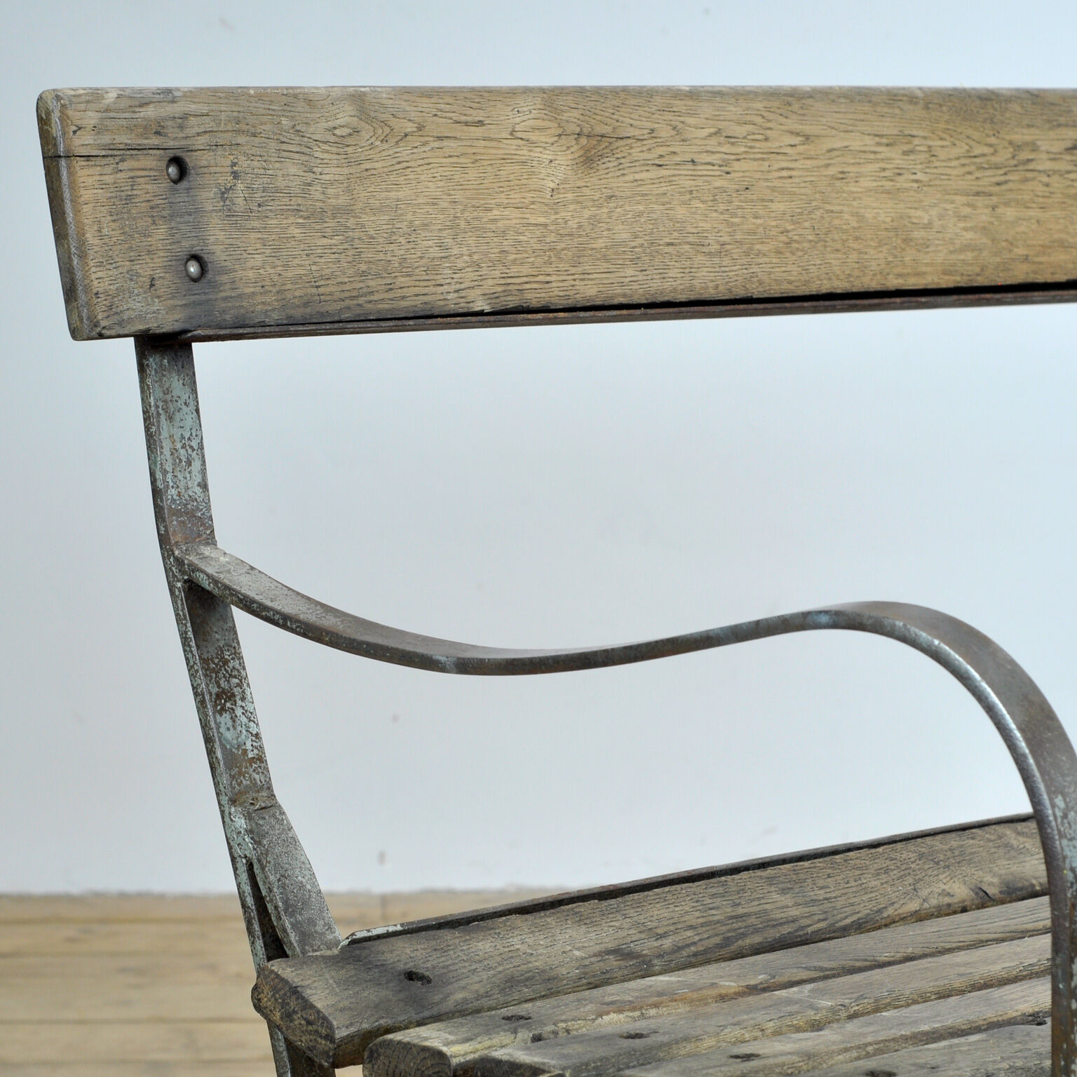 Banc de jardin des années 40