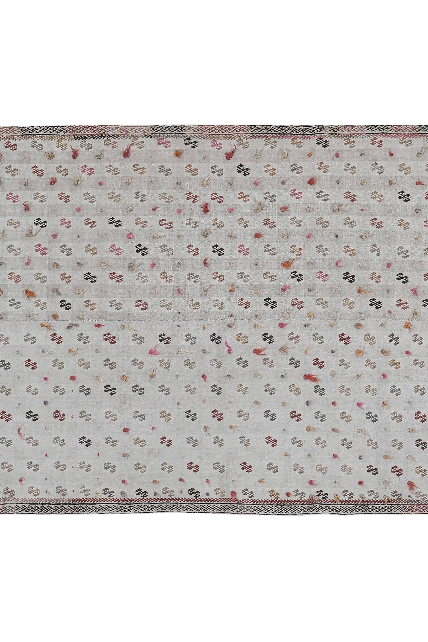 Tapis vintage turc de oushak tissé à la main 144x260 cm