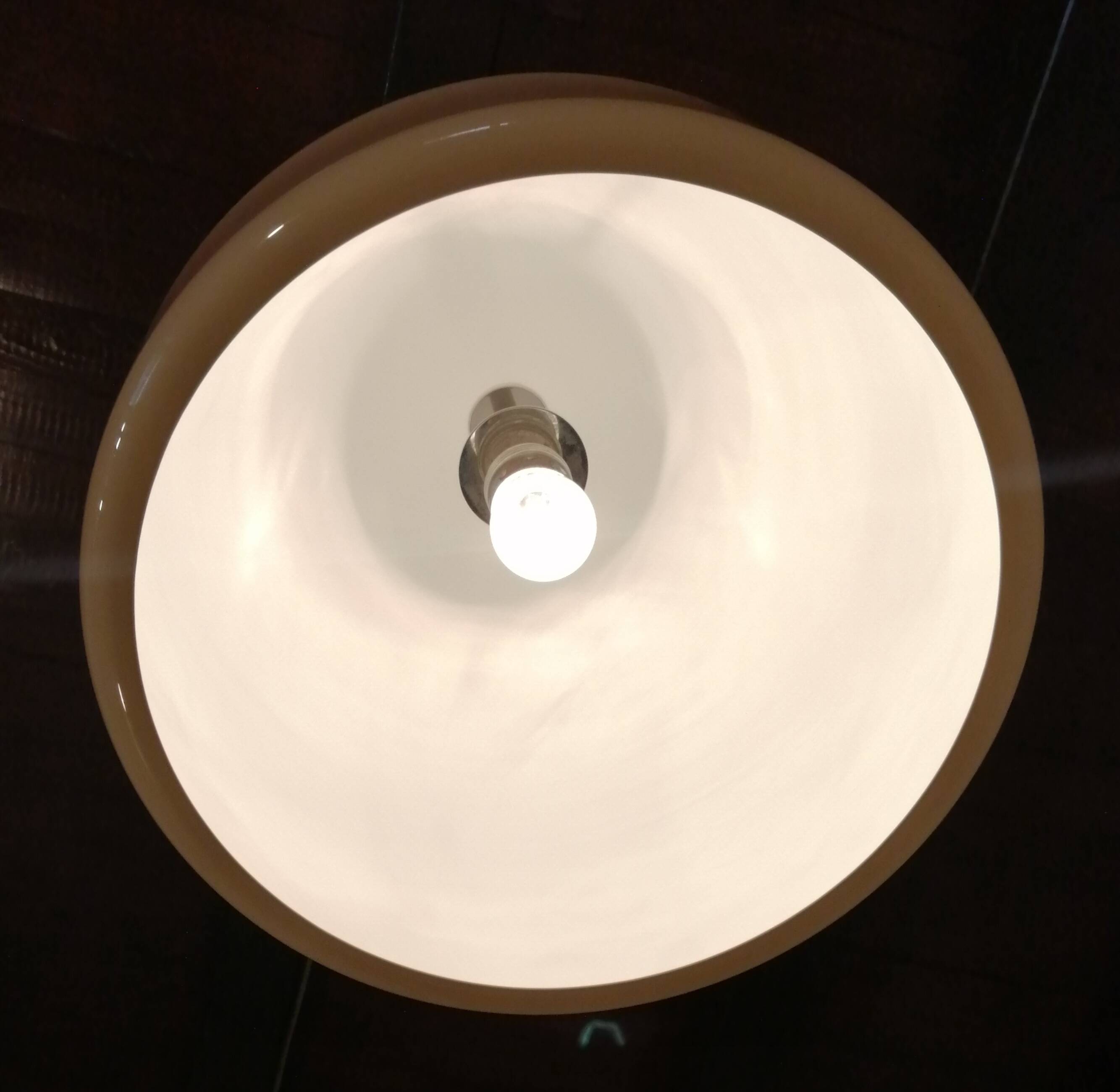 Brown Staff pendant light model 5593 made in Germany vintage 1970