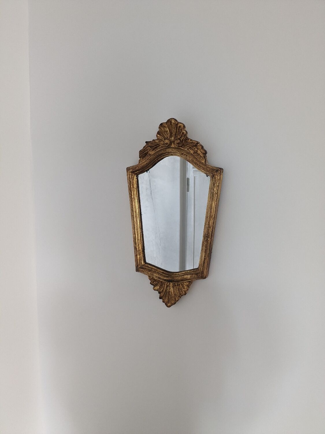 Mirror rocaille Louis XV style 20x39cm