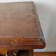 Brutalist buffet French work in solid oak – 1970s