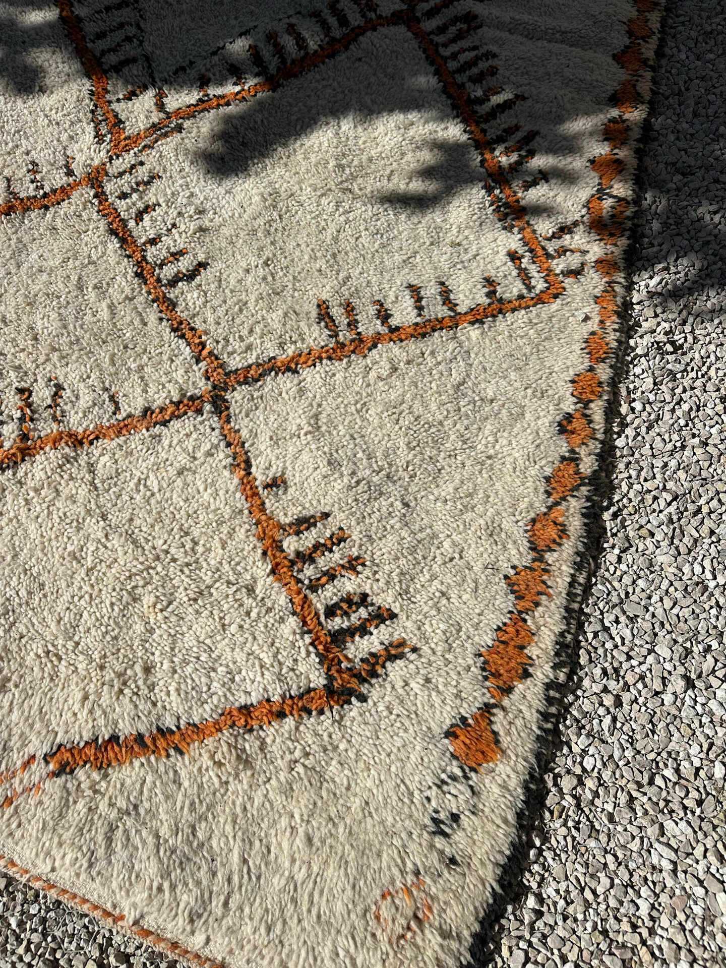 Authentique Tapis berbère Béni Ouarain