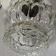 Paire de suspensions verre bulles vintage