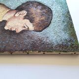 Portrait of a boy – oil on canvas – signed "vax", 1952