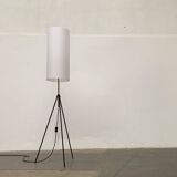 Mid-century minimalist tripod floor lamp, 1960s.