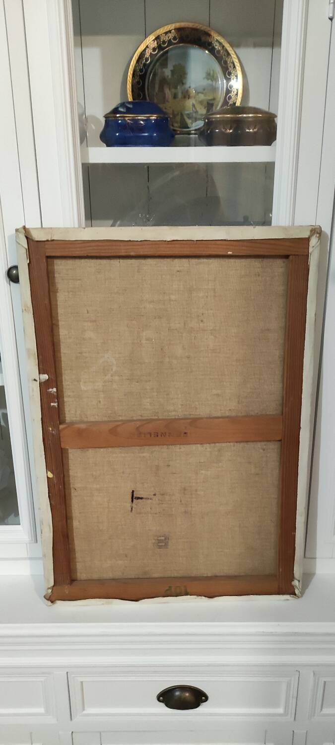 Oil on canvas signed Céleste Rigail