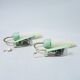 Pair of italian 50's pale green and gold