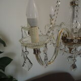 6-light chandelier with tassels