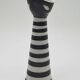 Statuetta Gatto di Janos Torok per Zsolnay, 1960