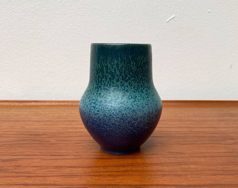 Mid-Century German Minimalist Ceramic Vase from Karlsruher Majolika, 1960s