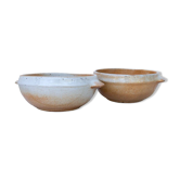 2 bowls in marsh sandstone
