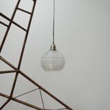 Late 20th dutch glass ball pendant light