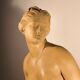 Charles van oemberg 'venus' sculpture of a female nude with drapery, terracotta, c.
