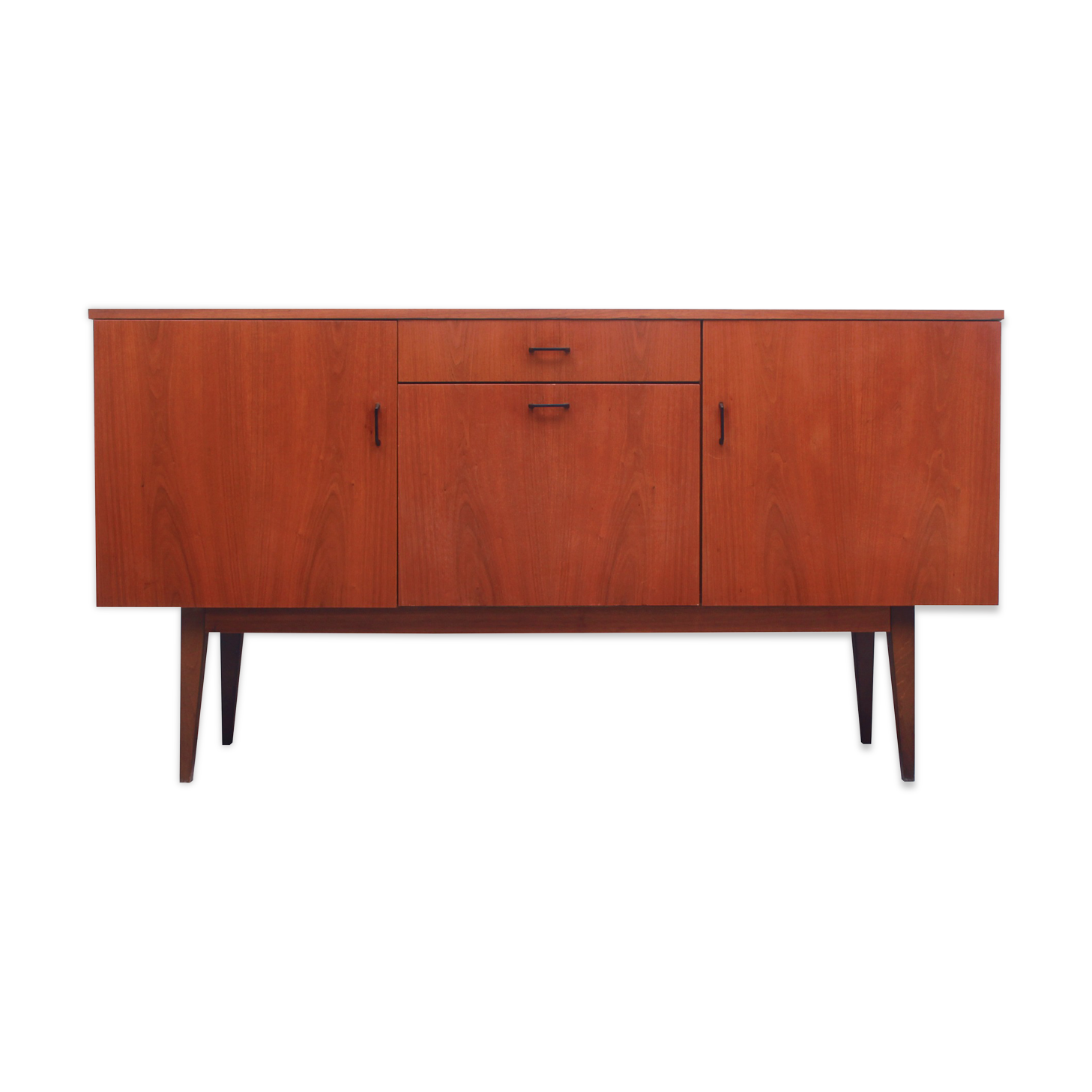 1960s sideboard in walnut with bar case
