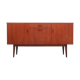 1960s sideboard in walnut with bar case