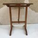Old table target burgundy wood walnut