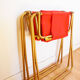 Red vintage pair of lafuma folding chairs