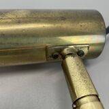 Unique 3-spot brass ceiling light koch and lowy style omi lighting germany, 1970