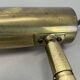 Unique 3-spot brass ceiling light koch and lowy style omi lighting germany, 1970