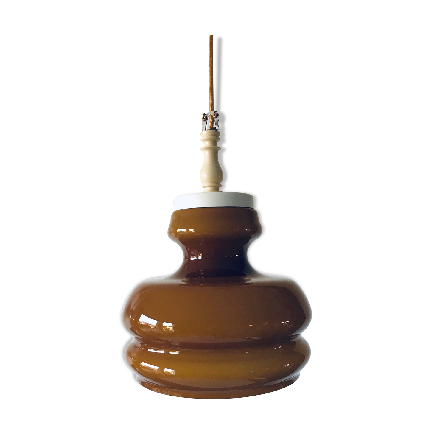 Caramel opaline suspension