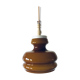 Suspension en opaline caramel