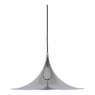 Danish vintage pendant lamp Semi by Bonderup and Thorup, Fog og Morup, 1968