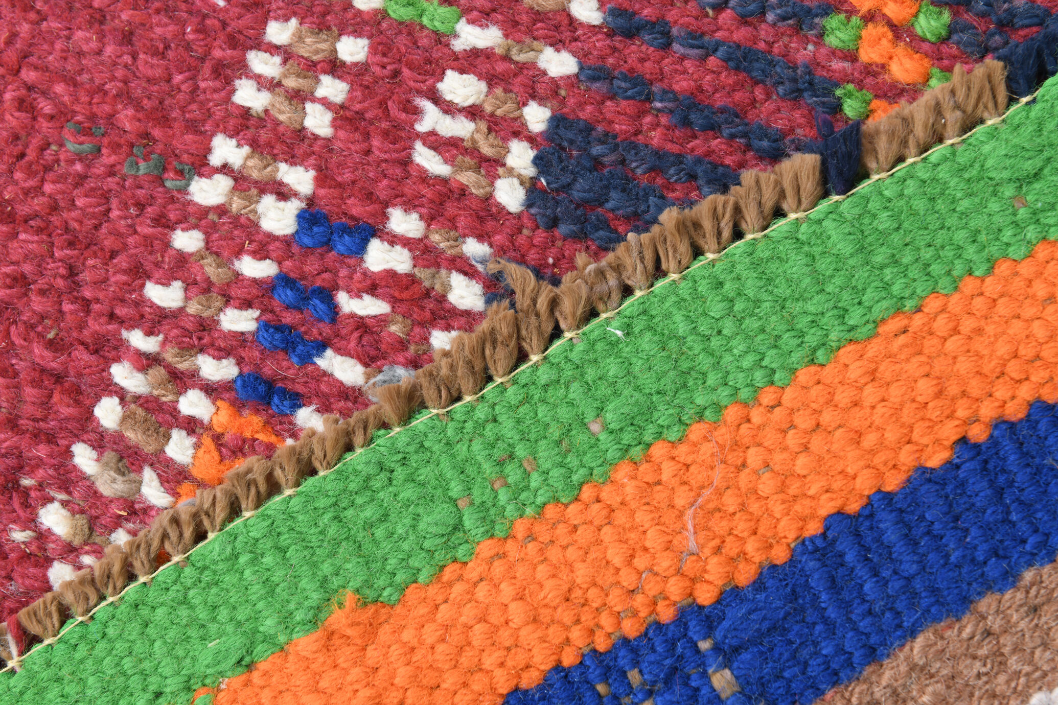 3x12 Vintage Herki Runner Rug,83x358Cm